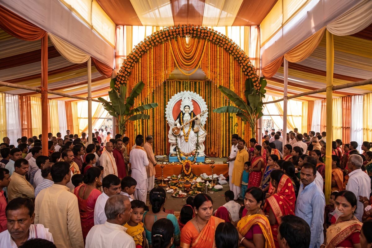सरस्वती पूजा
